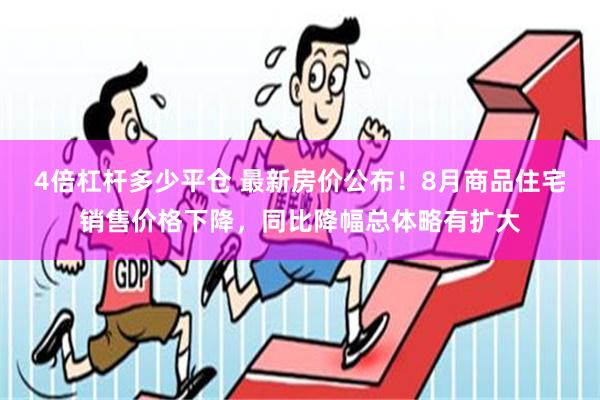 4倍杠杆多少平仓 最新房价公布！8月商品住宅销售价格下降，同比降幅总体略有扩大