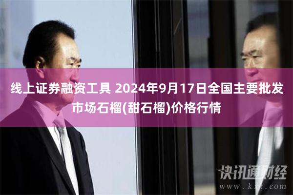 线上证券融资工具 2024年9月17日全国主要批发市场石榴(甜石榴)价格行情