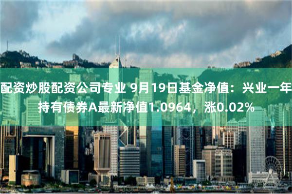 配资炒股配资公司专业 9月19日基金净值：兴业一年持有债券A最新净值1.0964，涨0.02%