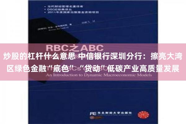 炒股的杠杆什么意思 中信银行深圳分行：擦亮大湾区绿色金融“底色” “贷动”低碳产业高质量发展