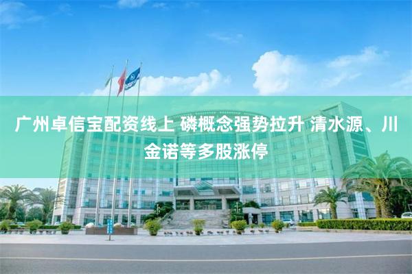 广州卓信宝配资线上 磷概念强势拉升 清水源、川金诺等多股涨停