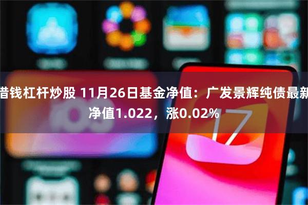 借钱杠杆炒股 11月26日基金净值：广发景辉纯债最新净值1.022，涨0.02%