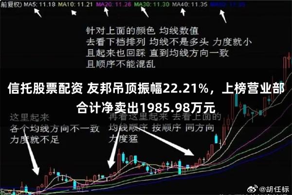 信托股票配资 友邦吊顶振幅22.21%，上榜营业部合计净卖出1985.98万元