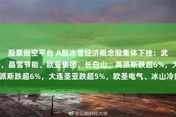 股票做空平台 A股冰雪经济概念股集体下挫：武商集团连续第二日跌停，晶雪节能、欧亚集团、长白山、英派斯跌超6%，大连圣亚跌超5%，欧圣电气、冰山冷热跌超4%