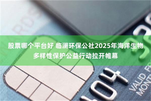 股票哪个平台好 临澜环保公社2025年海洋生物多样性保护公益行动拉开帷幕