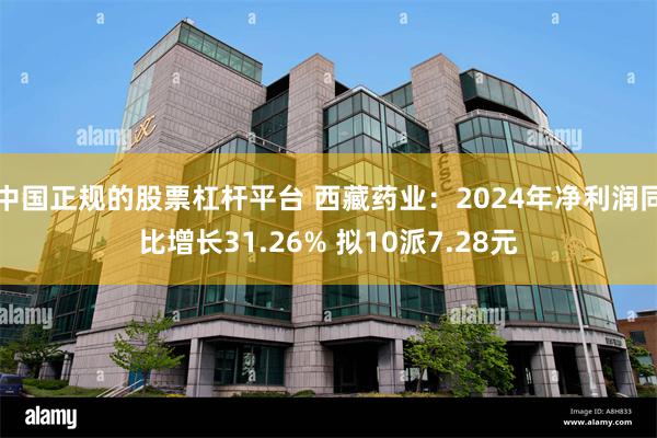 中国正规的股票杠杆平台 西藏药业：2024年净利润同比增长31.26% 拟10派7.28元