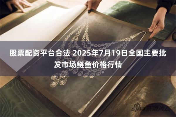 股票配资平台合法 2025年7月19日全国主要批发市场鲢鱼价格行情
