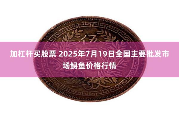 加杠杆买股票 2025年7月19日全国主要批发市场鲟鱼价格行情